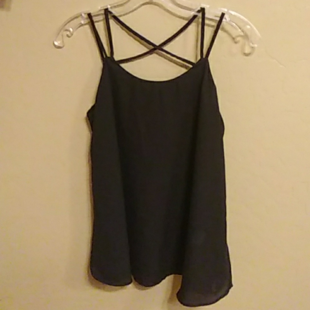 Black Strapped Summer top